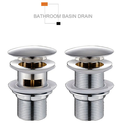 Bad Eitelkeit Waschbecken Pop Up Abfluss mit Überlauf, Wasserhahn Schiff Pop Up Abfluss Stopper