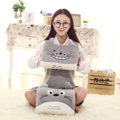 Kids cute gift Cartoon hand pillow Hand Warmer Nap weak hero class 1 arm pillow suho Non electrical Travel essentials.