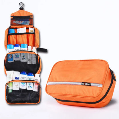 Men Large Waterproof Makeup Bag Male Female Travel Beauty Cosmetic Organizer Case Big Necessaries Make Up Women Toiletry Pouch.