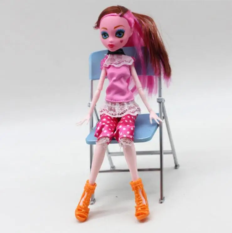 High Quality Fasion Monster Dolls Draculaura/Clawdeen Wolf/ Frankie Stein / Black WYDOWNA Spider Moveable Body Girls Toys.
