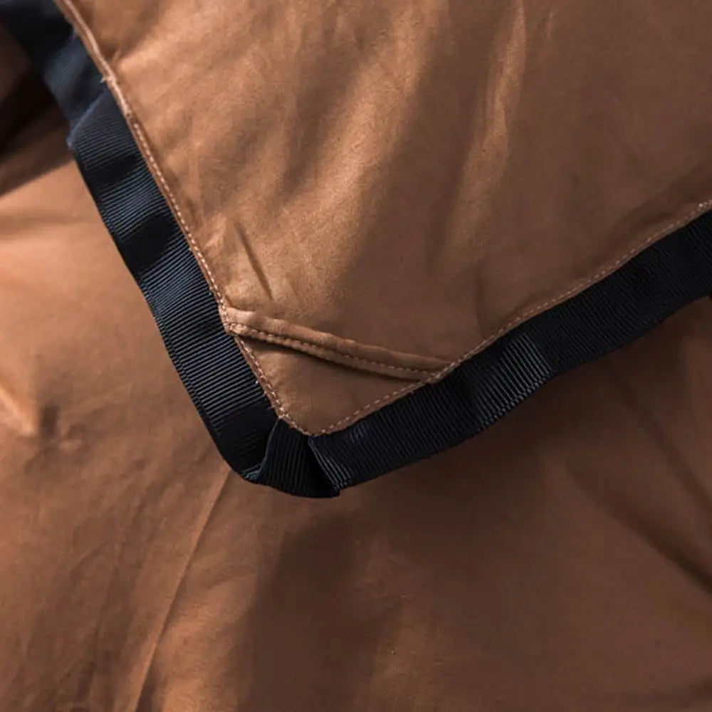 3D Luxury Quilted 100% High Rank Goose Down Duvet Quilt King Queen Full Size Comforter Winter Thick Blanket Solid Color