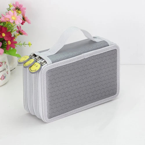 Federmäppchen mit 36/48/72 Löchern zum Zeichnen, Malen, Kunstmarkierungsstifte, multifunktional, große Kapazität, für Schule, Schreibwaren, Tasche