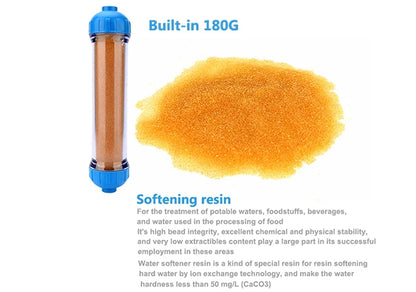 T33 Housing DIY Fill Shell With Filter Cartridge Alkaline balls/Maifan Stone/activated carbon/Resin/KDF for Aquarium purifier