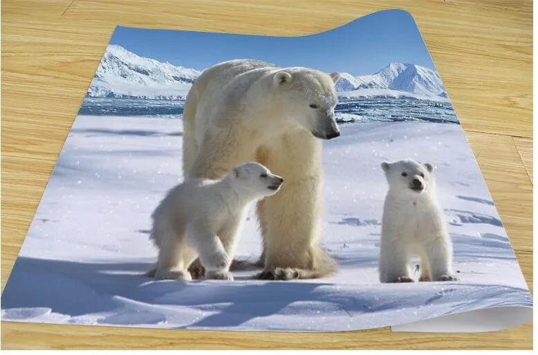 Maßgeschneiderte cremefarbene abstrakte Kunst, Feder-Blumenmuster, Tapete, TV-Hintergrund, Wanddekoration, Schlafzimmer, europäisches Wandbild