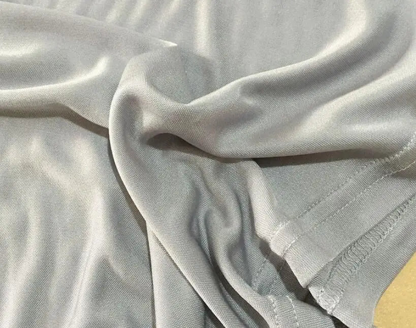 Men's Spring Summer Thin 100% Natural Silk T-shirt Male Elastic Casual Breathable Summer Silk Shirt Tops TB1167.