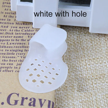 2pcs=1pair Silicone Toe Corrector Gel Protector Finger Separator Orthopedic Products Hallux Valgus Pedicure Foot Care Hammer.