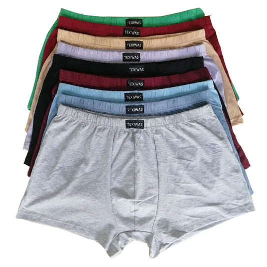 100 % Baumwolle, große Unterhosen, Herren-Boxershorts, große Shorts, atmungsaktive Baumwollunterwäsche, 5XL, 6XL, 4 Stück/Menge