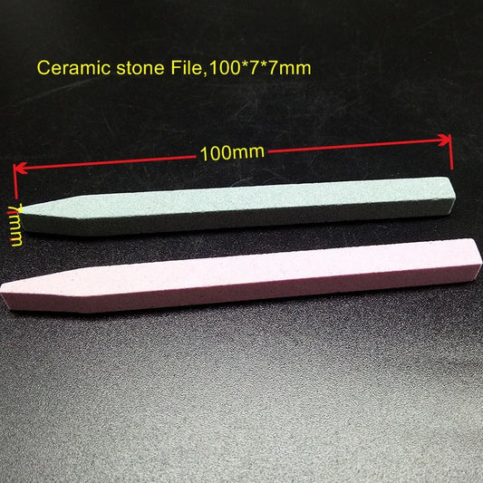 2pcs/lot Practical Stone Ceramic Nail Files Pumice Cuticle Remover Trimmer Nail Buffer Saws Art Manicure Tools.