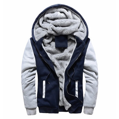 Men's Jacket Camouflage Thicken Winter Jackets for Men Fleece Long Sleeve Coat Man Casual Hoodies Streetwear Men's Coats.