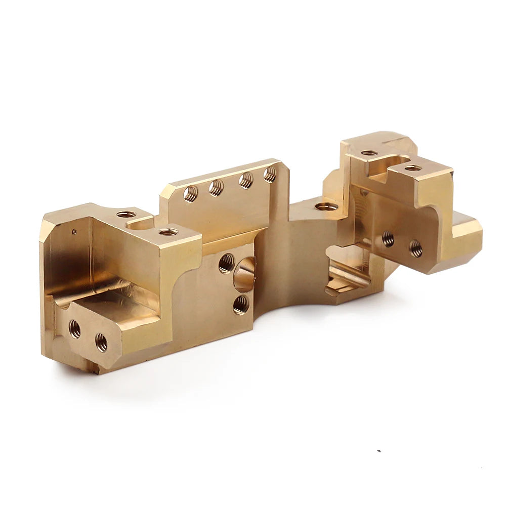 INJORA Heavy Brass Counterweight Portal Drive Housing Bumper Holder Axle Mount for RC Crawler TRX4 TRX-4 TRX6 Upgrade Parts