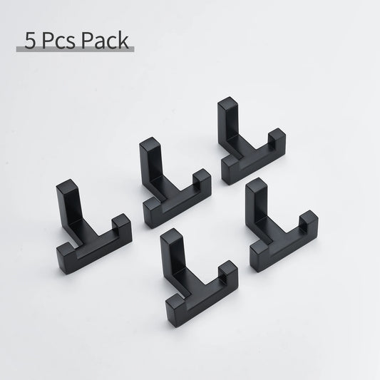 SARIHOSY Schwarze Kleiderbügelhaken, Heimaufbewahrung, Wandhaken für Schlüssel, Hut, Tasche, Badezimmer, Handtuchhaken, Küche, Wandaufbewahrung