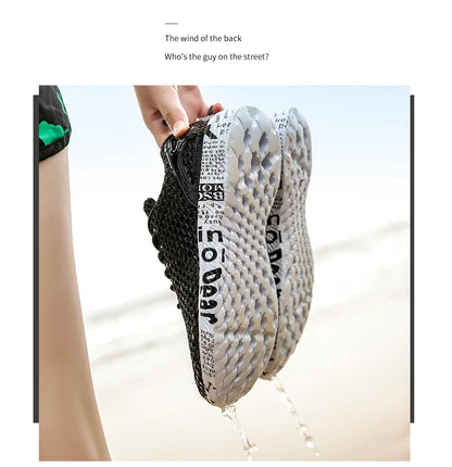 Hight Quality Summer Mens Beach Shoes Outdoor Sandals Air Mesh Sneaker Fashion Women Foam Sport Aqua Footwear Water Light Weight.