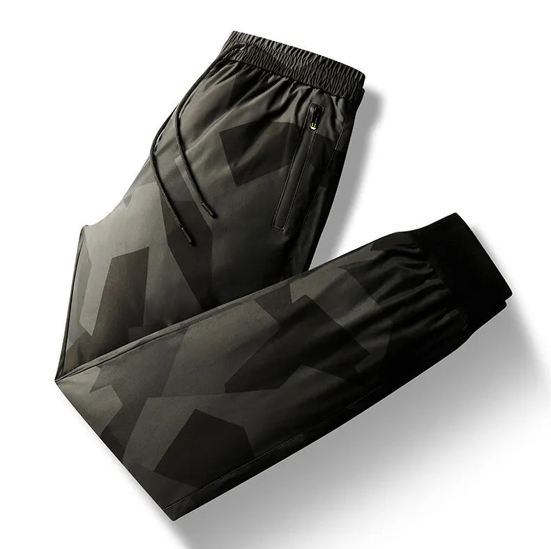 90% White Duck Down Winter Down Pants Men Waterproof Padded Sweatpants Camouflage Joggers Male Thick Warm Down Long Trousers 8XL
