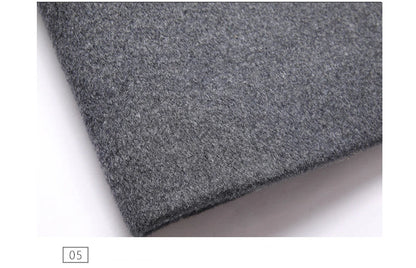 DIMUSI Winter Men's Hooded Wool Jackets Casual Middle Long Scarf Collar Cotton Thick Woolen Coat Male Luxurious Trench Clothing.