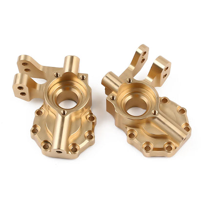 INJORA Heavy Brass Counterweight Portal Drive Housing Bumper Holder Axle Mount for RC Crawler TRX4 TRX-4 TRX6 Upgrade Parts.