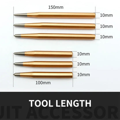 1 Stücke Crv Hohe Härte Mitte Pin Punch Metall Edelstahl Holz Einkerbung Mark Holzbearbeitung Werkzeug Bit 4 5 6mm