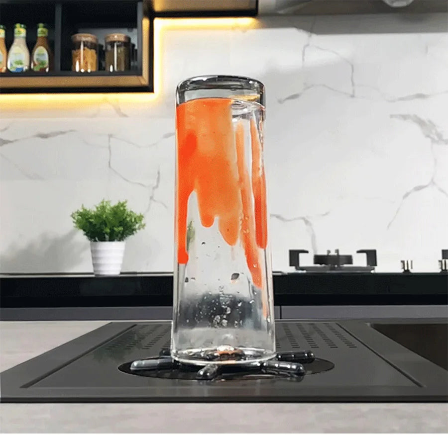 ASRAS New Nanometer Large Size Single Cup Rinser Kitchen Sink 4mm Thickness 220mm Depth With Drain Plate Knife Holder Sinks