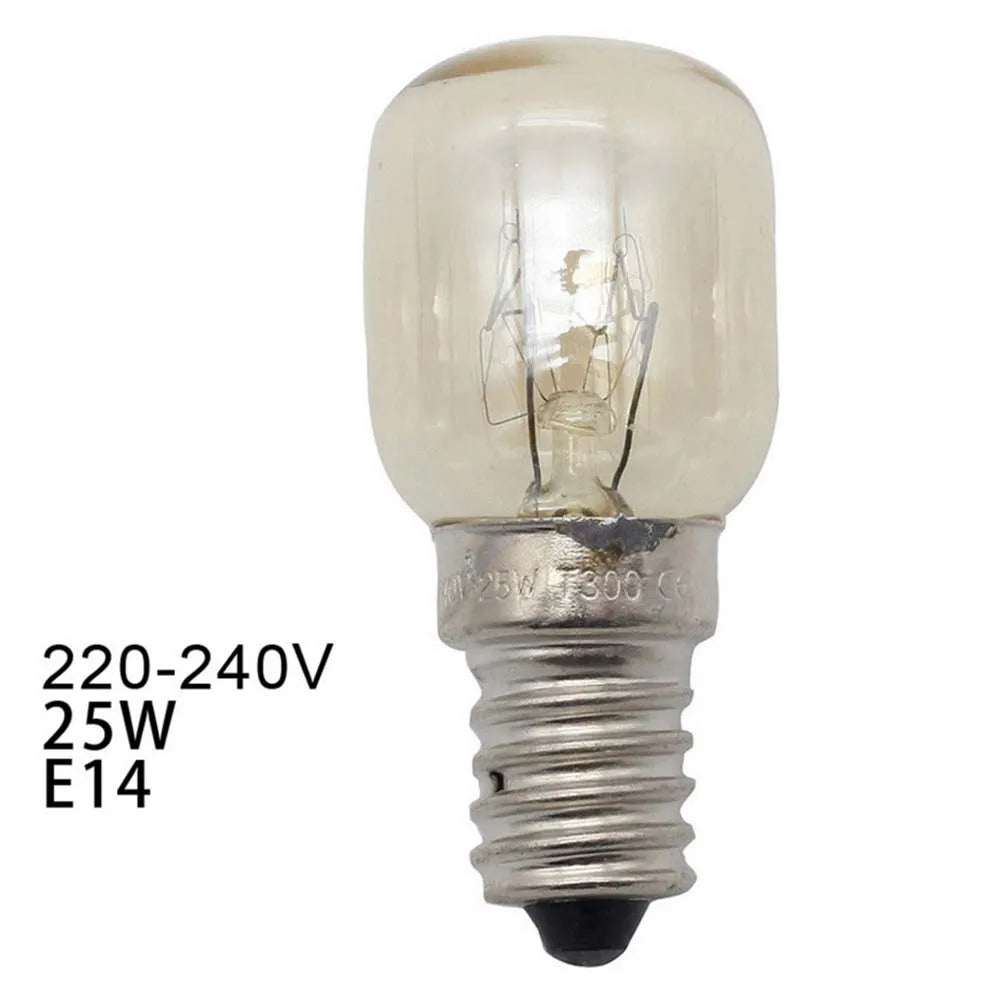 220 V 240 V Hochtemperatur-LED-Lampe, 15 W, 25 W, E14, 300 Grad Celsius, Mikrowelle, Toaster/Dampfglühbirnen, Dunstabzugshaubenlampen.