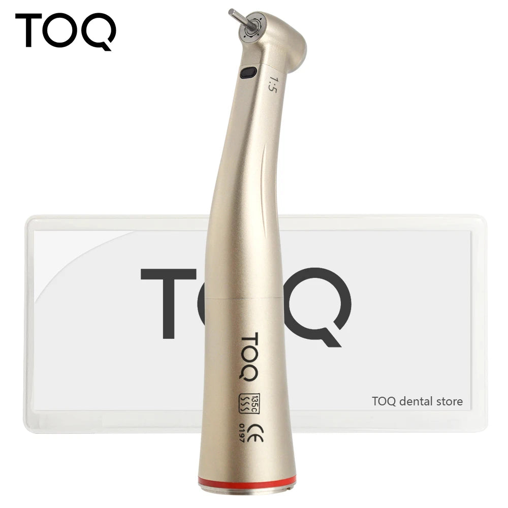 Dental Factory equipment increasing red ring 1:5 with light contra angle handpiece Push Button dental handpiece medical suppl.