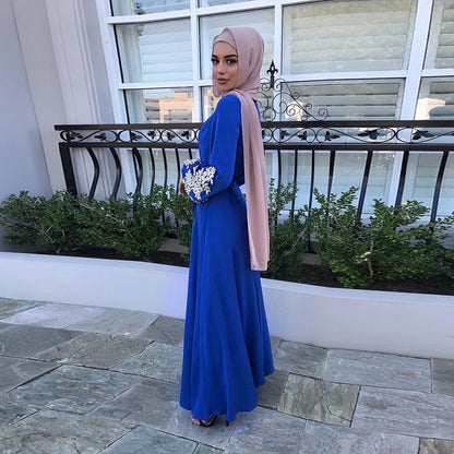 Ramadan Kaftan Dubai Abaya Turkey Muslim Women Hijab Dress Islam Caftan Marocain Dresses Vestidos Eid Mubarak Robe Femme Abayas.