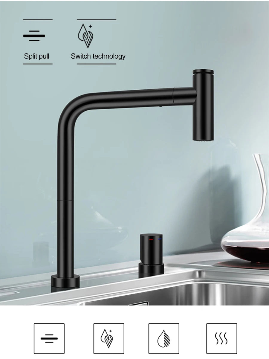 ASRAS Nanometer Handmade Sinks 4mm Thickness 220mm Depth SUS 304 Stainless Steel Luxury Stepped Kitchen Sinks