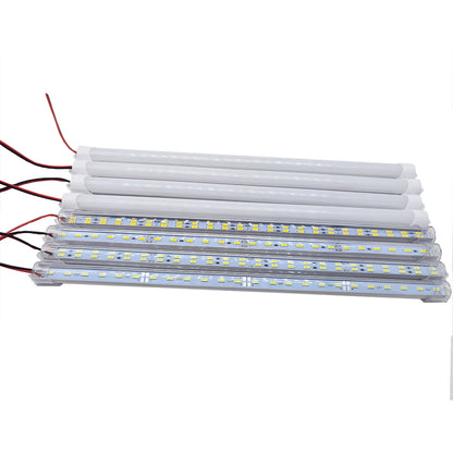 1PCS 12V/24V 24/48 LED Light Strip 330X15MM Hard Rigid Tube Bar Lamp IP65 Waterproof 5730-led bead Lights Strips For DIY.