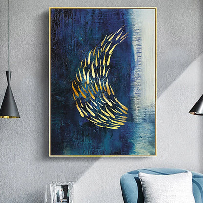 Customizable Abstract Landscape Mural Living Room Decoration Nordic Canvas Wall Art Pictures for Bedroom Modular Home Decor