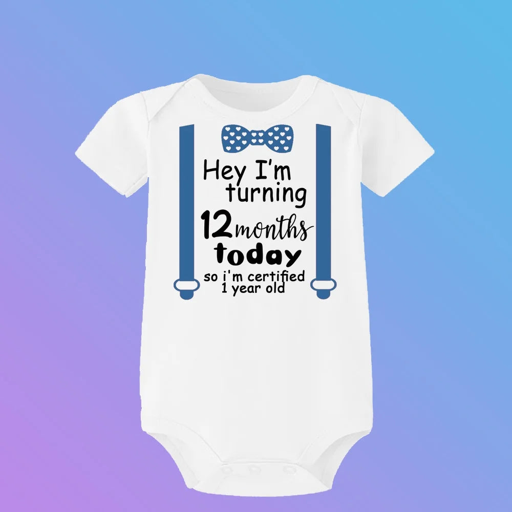 Monatlicher Meilenstein-Baby-Wachstums-Body, cooler Junge, 1–12 Monate, Einteiler, Babyparty, Geschenk, Monatsbilder, monatliche Overall-Kleidung.