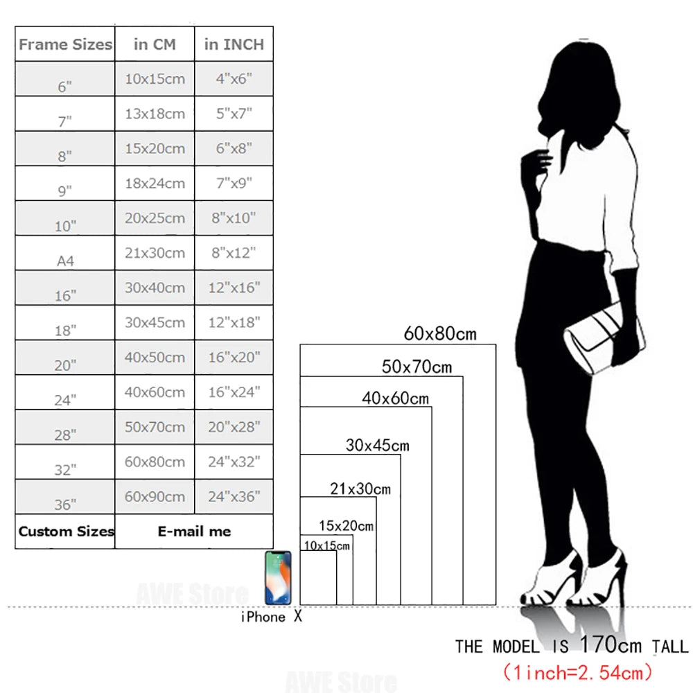 Customizable Abstract Landscape Mural Living Room Decoration Nordic Canvas Wall Art Pictures for Bedroom Modular Home Decor.