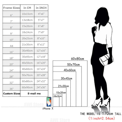 Customizable Abstract Landscape Mural Living Room Decoration Nordic Canvas Wall Art Pictures for Bedroom Modular Home Decor.