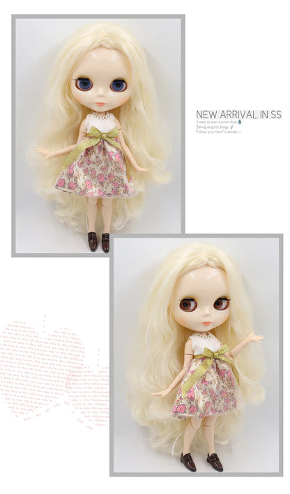 ICY DBS blyth doll 1/6 bjd toy joint body white skin shiny & matte face 30cm on sale special price toy gift anime doll