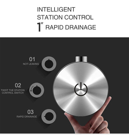 ASRAS New kitchen Sink Double Cover hidden Single Large Size 304 Stainless Steel 4mm Thickness Handmade Brushed kitchen Sink