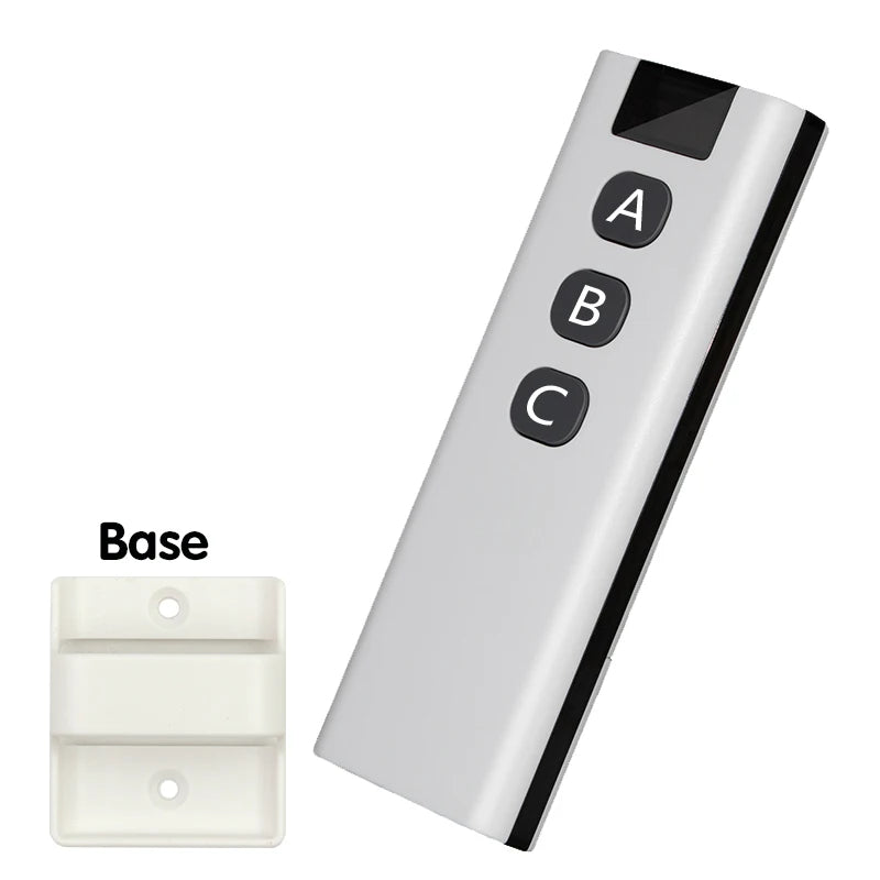 433 MHz intelligenter Lichtschalter Rf Wireless Touch Wandschalter mit Fernbedienung gehärtetes Glas Panel Schalter für Zuhause LED LAMPE 220 V