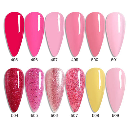 Ibdgel 12 Colors 15ML Nail Gel Polish Nail Accessories Semi-permanent Varnish Nail Art Nail Soak Off LED UV Gel Nail Venalisa