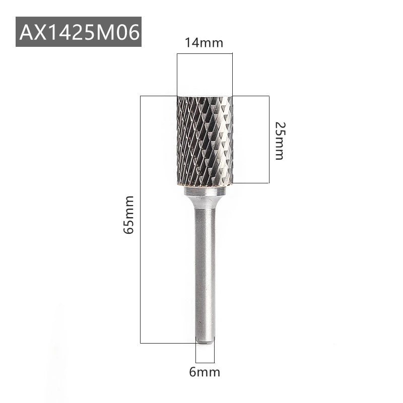 Versery AX Typ Kopf Hartmetall Legierung Dreh Datei Bohrer Fräsen Carving Bit Punkt Grat Stabschleifer Schleif Werkzeuge