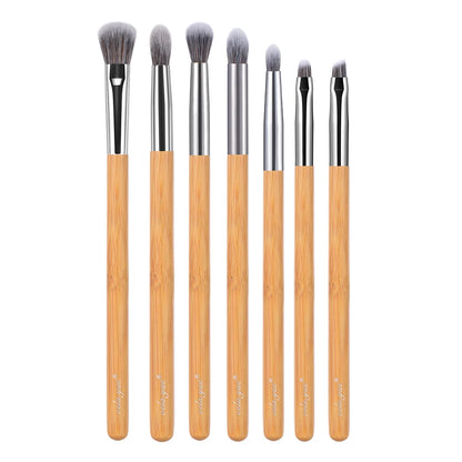 Vela.Yue Premium Makeup Brush Set 7pcs Eyes Shadow Smudge Blending Contour Eyeliner Eyebrow Makeup Applicator Tools Kit.