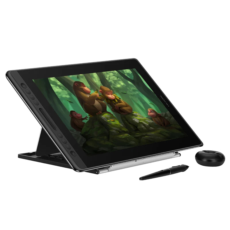 Huion Kamvas Pro 16 15.6 inch Graphic Tablet  Monitor Battery-Free Pen Display Digital Tablet Drawing Monitor with Tilt AG Glass.