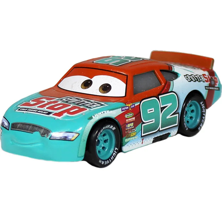 Cars Disney Pixar Cars 2 3 Toy Lightning McQueen Mater Sheriff Alloy Metal Model Car 1:55 Metal Toys Vehicles Boy Children Gifts.