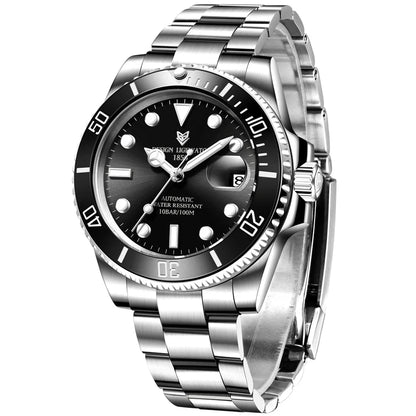 LIGE Women Watches Mechanical Watch Luxury Bracelet Wrist Wristwatch Elegant Ladies Automatic Date Clock Watch Relogio Feminino