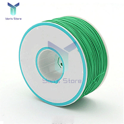 250M 30AWG Wire Cable 8 Color PCB Soldering Fly Iine 0.55mm Breadboard Jumper Colored Insulation Wrap Cable Tinned Pure Copper.