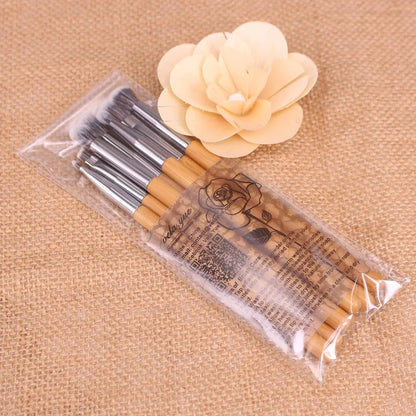 Vela.Yue Premium Makeup Brush Set 7pcs Eyes Shadow Smudge Blending Contour Eyeliner Eyebrow Makeup Applicator Tools Kit.