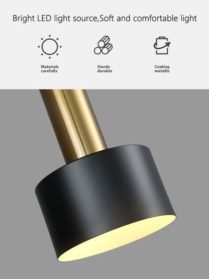 Minimalistischen esszimmer kronleuchter, moderne Nordic lampe, licht luxus wohnzimmer lampe, lange esstisch, bar tisch lampe.