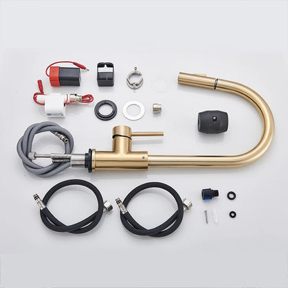 Pull Out Touch Sensor Kitchen Faucet 360 Rotation Smart Kitchen Faucet Sensor Tap Faucet Single Handle Mixer Tap