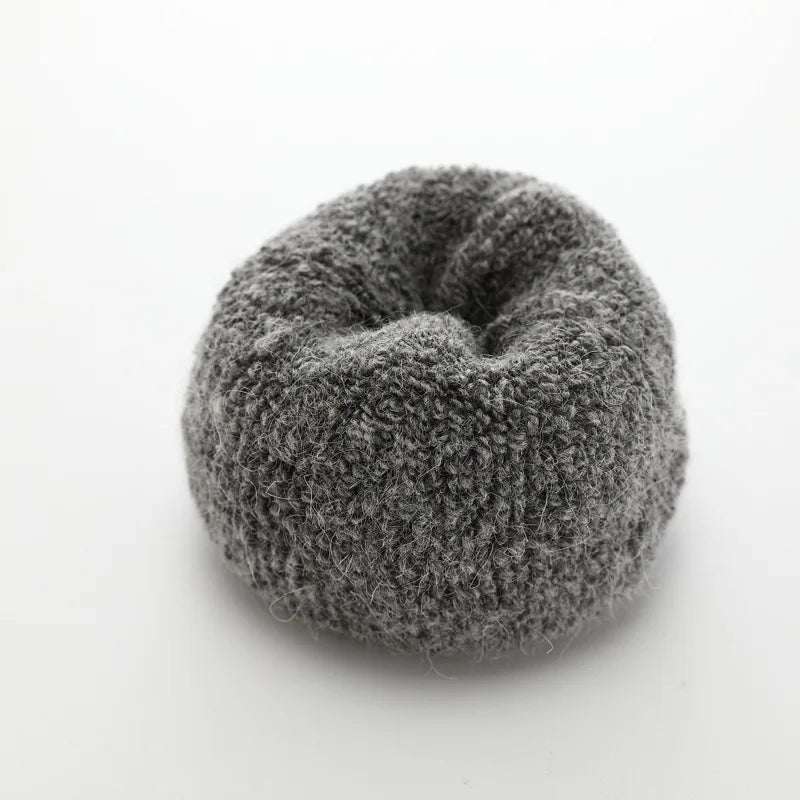 Super Thicker Solid Socks Merino Wool Rabbit Socks Snow calceta hombre skarpety meskie Warm Funny Happy Winter Male Men Socks.