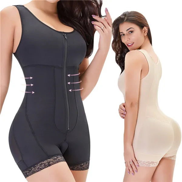 Women Full Body Shapewear Open-Bust Underwear Waist Trainer Corset Seamless Slimming Bodysuit Butt Lifter Plus Size 6XL