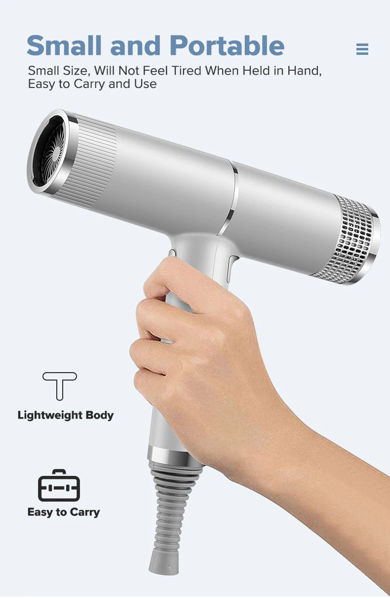 Professional Hair Dryer Infrared Negative Ionic Blow Dryer Hot&Cold Wind Salon Hair Styler Tool Hair Electric Drier Blower