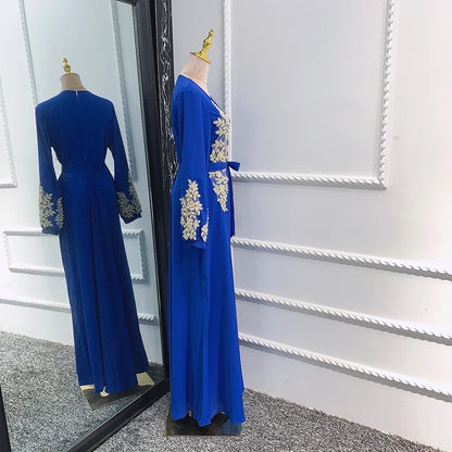 Ramadan Kaftan Dubai Abaya Turkey Muslim Women Hijab Dress Islam Caftan Marocain Dresses Vestidos Eid Mubarak Robe Femme Abayas