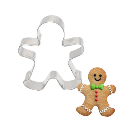 5Pcs/set Christmas Cookie Cutter Gingerbread Xmas Tree Mold Christmas Cake Decoration Tool Navidad Gift DIY Baking Biscuit Mould.