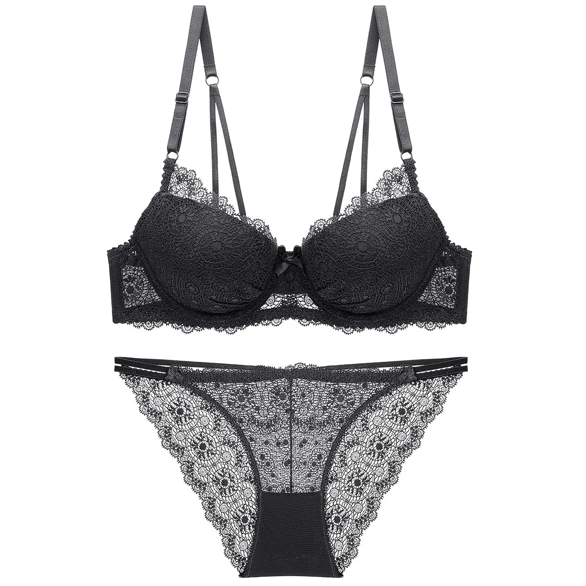 OEM ODM Manufacturers Sell Well Latest New Design Embroidery Lady Underwear Panty Bras in Stock.