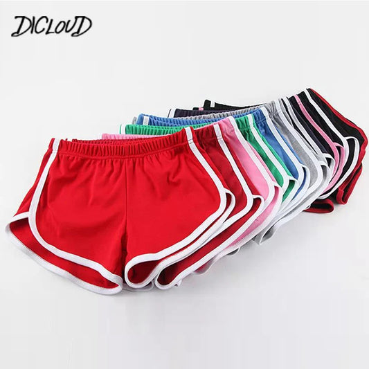 DICLOUD Fashion Stretch Waist Casual Shorts Woman High Waist Black White Shorts Harajuku Beach 2024 Sexy Short Women'S Clothing.
